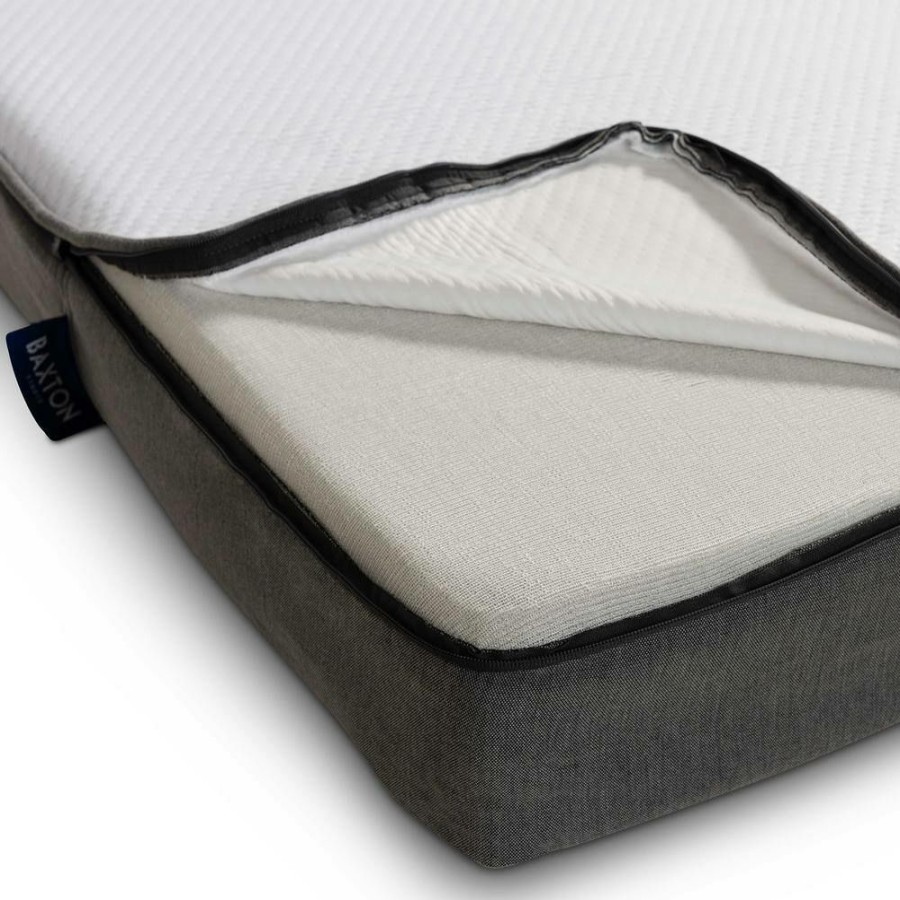 Bedroom Furniture * | Emery 6 In. Dual Layered Memory Foam Tight Top Hypoallergenic Twin Mattress By Baxton Studio