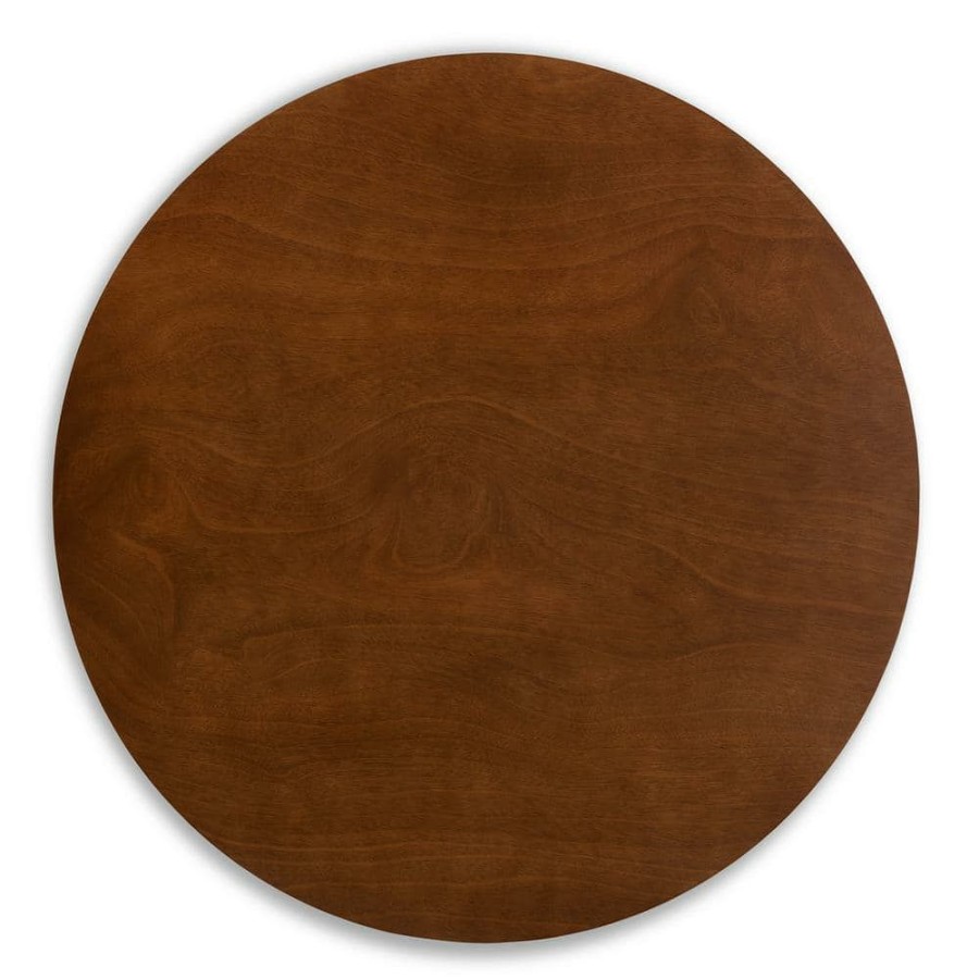 Living Room Furniture * | Alana Walnut Dining Table By Baxton Studio