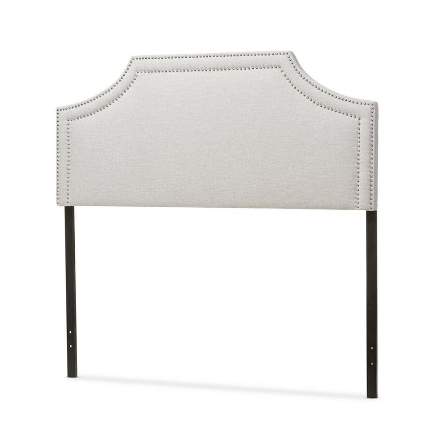 Bedroom Furniture * | Avignon Beige King Headboard By Baxton Studio